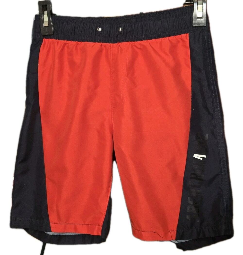 Abercrombie Kids - Lined Swim Trunks - Boys Sz 9/10